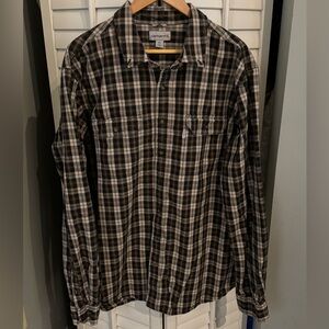 Carhartt Men's Casual Plaid Button Down Shirt